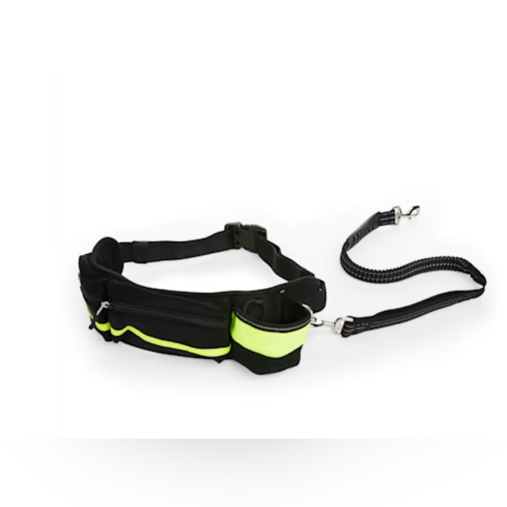 EveryYay Settin' the Pace Yellow Running Belt & Leash Set for Dogs